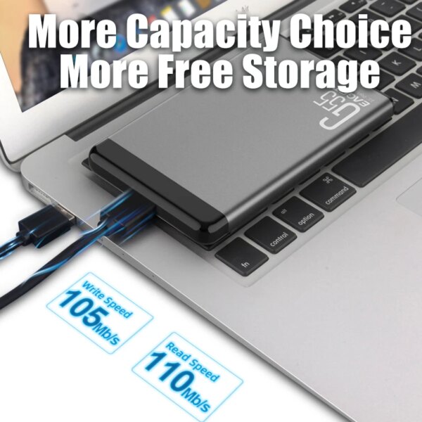 Eaget 2.5 inch Portable HDD 5400 RPM USB 3.0 Hard Disk Drive 500GB 1TB 2TB External Mechanical Hard Drive for Laptop Desktop - Image 3