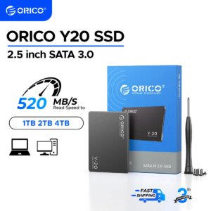ORICO SATA III SSD 2.5” Internal Solid State Drive 3D NAND 512GB 1TB 2TB 4TB  UP to 550MB/s for Upgrade PC Laptop Desktops