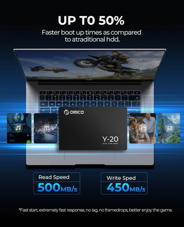 ORICO SATA III SSD 2.5” Internal Solid State Drive 3D NAND 512GB 1TB 2TB 4TB  UP to 550MB/s for Upgrade PC Laptop Desktops - Image 4