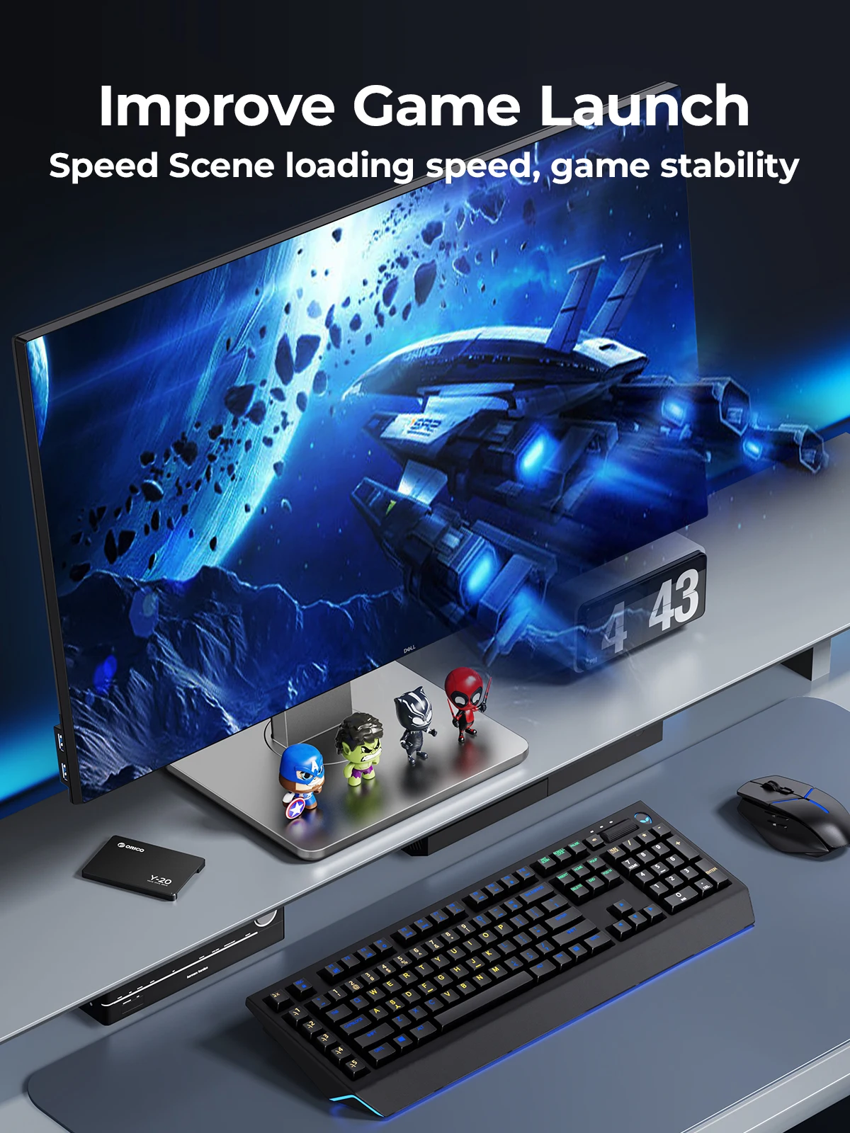 ORICO SATA III SSD 2.5” Internal Solid State Drive 3D NAND 512GB 1TB 2TB 4TB UP to 550MB/s for Upgrade PC Laptop Desktops