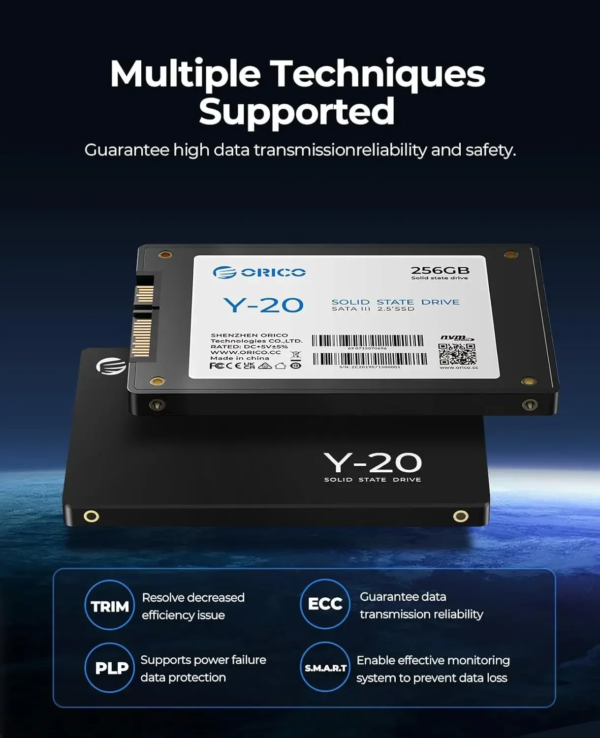 ORICO SATA III SSD 2.5” Internal Solid State Drive 3D NAND 512GB 1TB 2TB 4TB  UP to 550MB/s for Upgrade PC Laptop Desktops - Image 5