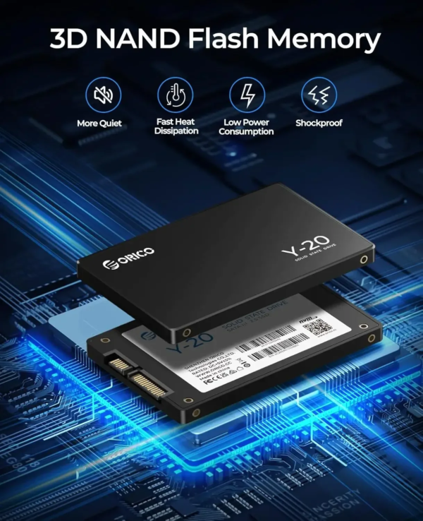 ORICO SATA III SSD 2.5” Internal Solid State Drive 3D NAND 512GB 1TB 2TB 4TB  UP to 550MB/s for Upgrade PC Laptop Desktops - Image 6