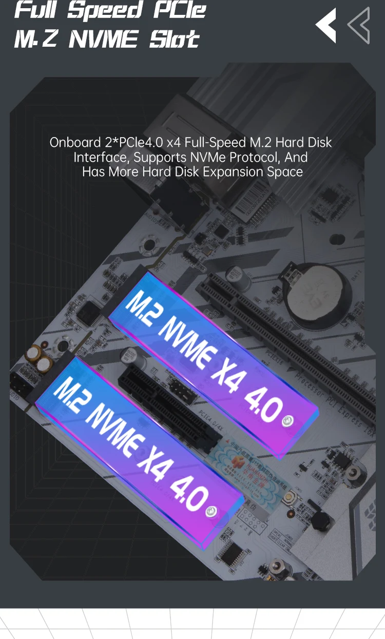 HUANANZHI B760M D4 M-ATX DDR4 Motherboard Support 12 13 Gen（ Intel LGA 1700 CPU 12100F/12400F/12490F/12600F/12700F/13600F）