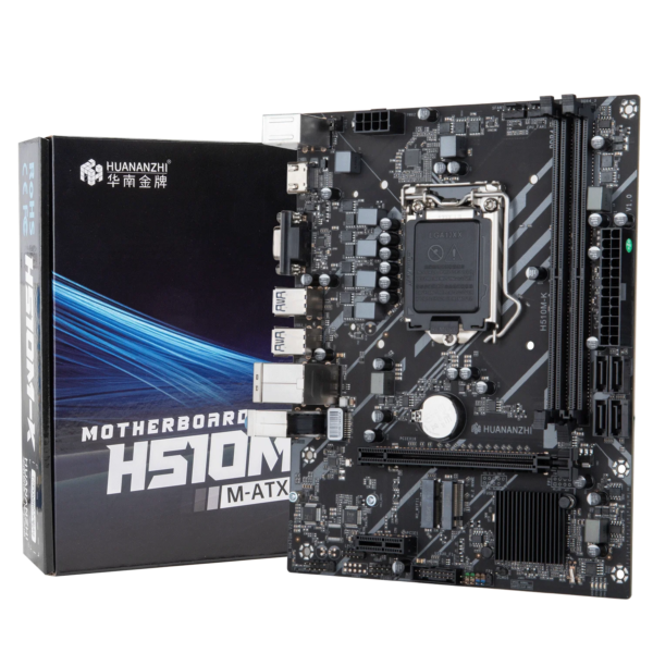 HUANANZHI H510M K M-ATX Motherboard Intel LGA 1200 Support 10 11 generation DDR4 2133 2666 2933MHz XMP 64G M.2 NVME M.2 WIFI - Image 2