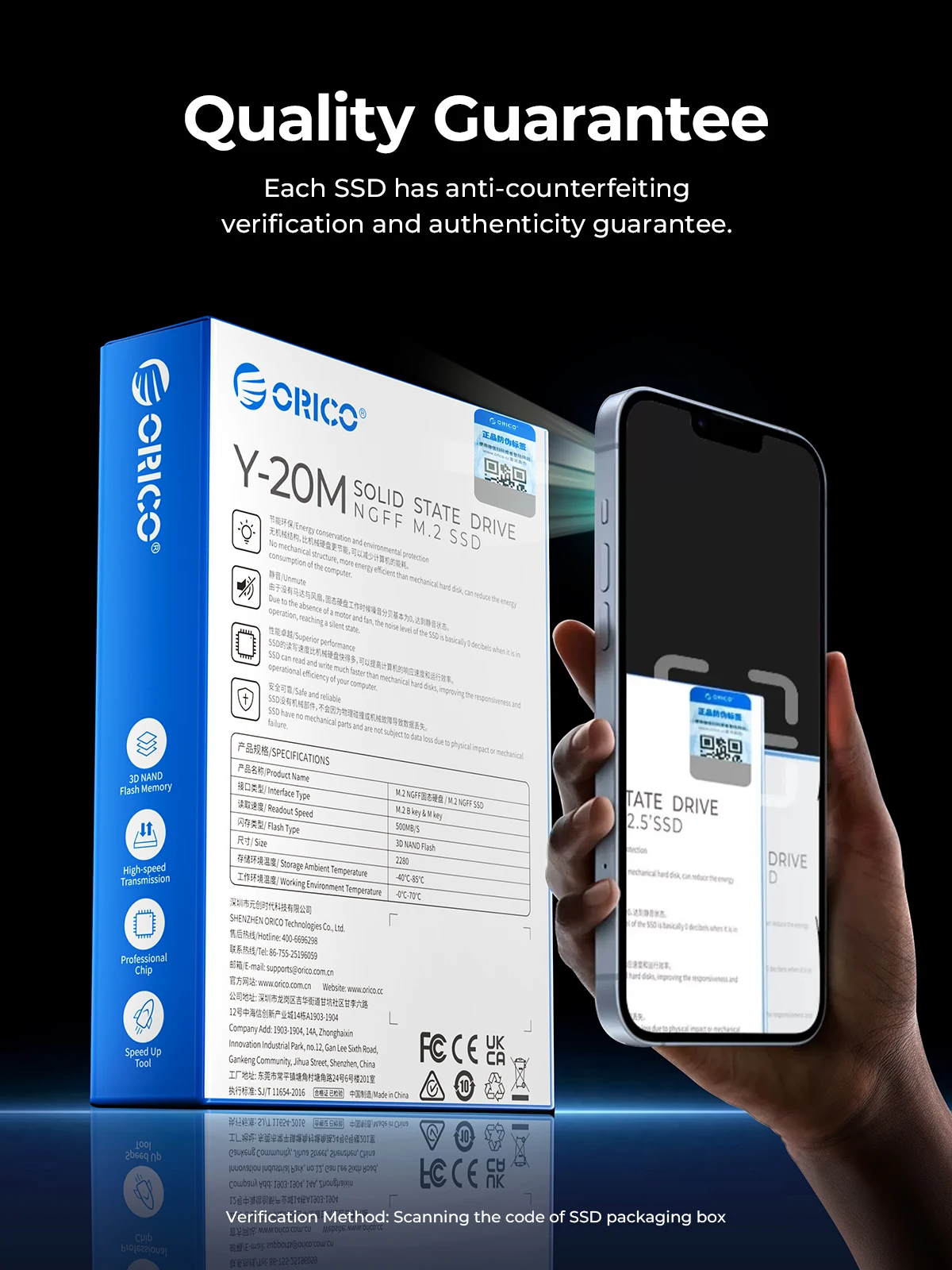 ORICO Y20M M.2 SATA SSD 1TB 2TB 4TB M.2 NGFF SSD 500MB/S M.2 2280 Ngff Sata B & M Key Solid State Hard Drive for Desktop Laptop ORICO Y20M M.2 SATA SSD 1TB 2TB 4TB M.2 NGFF SSD 500MB/S M.2 2280 Ngff Sata B & M Key Solid State Hard Drive for Desktop Laptop