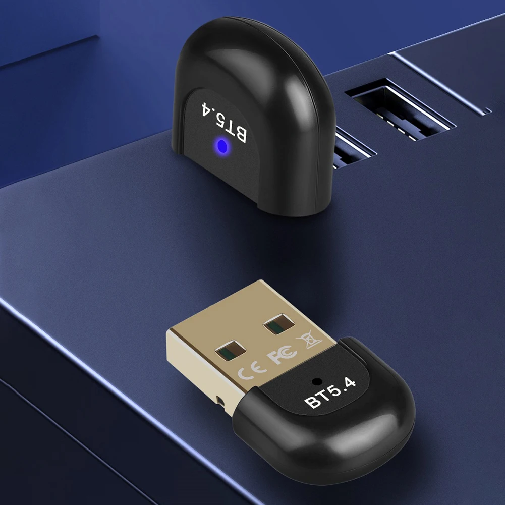 Bluetooth Adapter for PC USB Bluetooth 5.4 Dongle Bluetooth Receiver for Speaker Wireless Mouse Keyboard Music Audio Transmitter Bluetooth Adapter for PC USB Bluetooth 5.4 Dongle Bluetooth Receiver for Speaker Wireless Mouse Keyboard Music Audio Transmitter