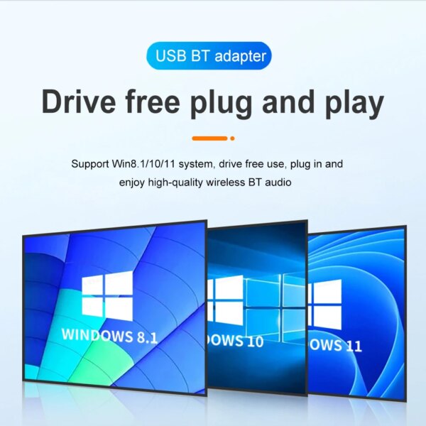 Bluetooth Adapter for PC USB Bluetooth 5.4 Dongle Bluetooth Receiver for Speaker Wireless Mouse Keyboard Music Audio Transmitter - Image 4