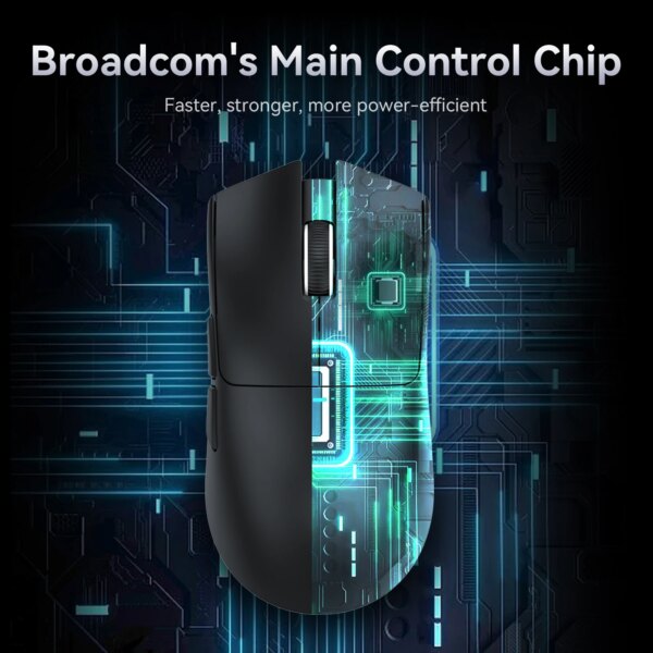ATTACK SHARK X11 Lightweight Wireless Gaming Mouse with RGB Backlight Charging, Up to 22K DPI, PAW3311 Optical Sensor, HUYU Swit - Image 4