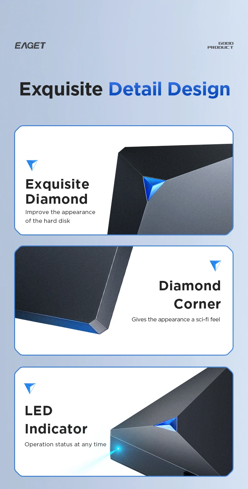 Eaget Portable External Hard Drive 1TB 5TB HDD 2.5 inch 5Gbps External Hard Disk Memory Compatible for PC Mac Desktop MacBook Eaget Portable External Hard Drive 1TB 5TB HDD 2.5 inch 5Gbps External Hard Disk Memory Compatible for PC Mac Desktop MacBook