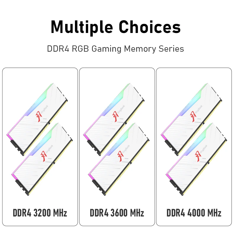 KingBank memoria ram RGB RAM ddr4 8GBx2 16GBx2 3200MHz 3600MHz 4000MHz Hynix dual-channel DIMM desktop memory ram