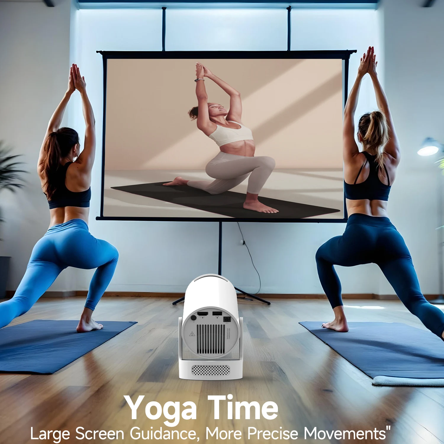 Magcubic HY300 Pro + Projector 4K 720P With 5W Speaker Android 11 8000 Lumens WiFi 6 BT5.4 Outdoor Video Home Theater Projector Magcubic HY300 Pro + Projector 4K 720P With 5W Speaker Android 11 8000 Lumens WiFi 6 BT5.4 Outdoor Video Home Theater Projector