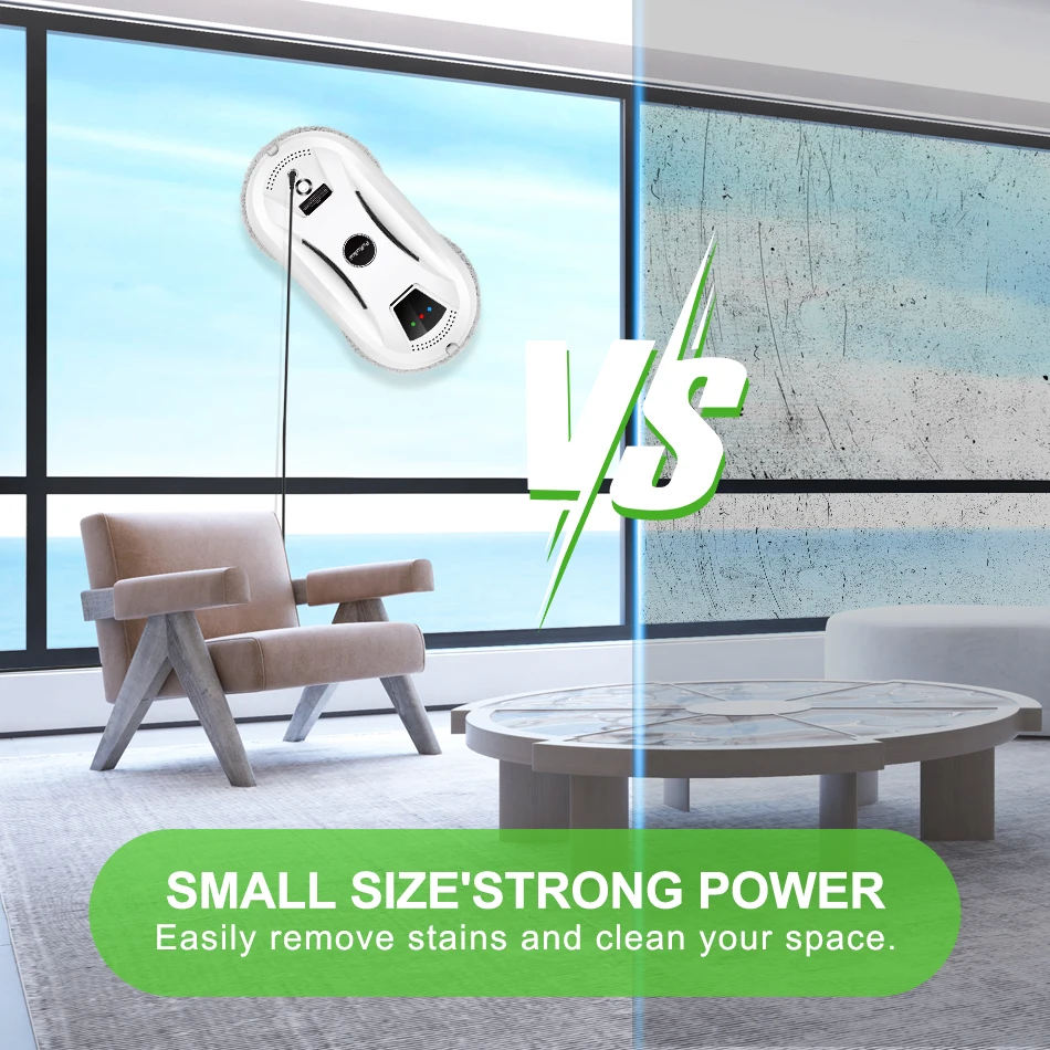 PuRuiKai Ultra thin Robot vacuum cleaner window cleaning robot window electric glass limpiacristales remote control for home