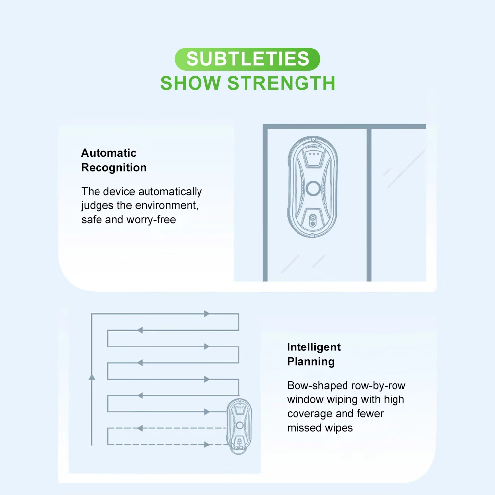 PuRuiKai Ultra thin Robot vacuum cleaner window cleaning robot window electric glass limpiacristales remote control for home