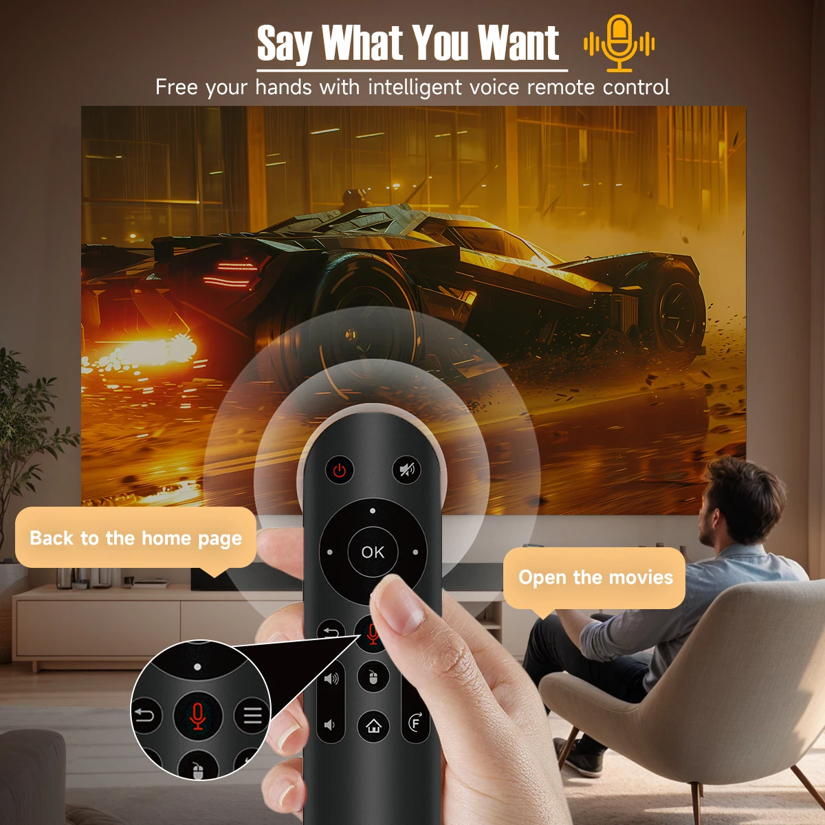 Magcubic 650ANSI L018 Projector 4K Native 1080P Auto Focus & Keystone Correction Android11 BT5.2 WIFI6 360° Portable Home Cinema Magcubic 650ANSI L018 Projector 4K Native 1080P Auto Focus & Keystone Correction Android11 BT5.2 WIFI6 360° Portable Home Cinema