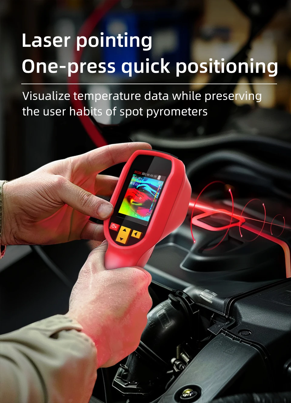 BSIDE NEW Thermal Imager Camera HX1 HX3 Laser Thermographic HD Resolution For Circuit PCB Repair Pipeline Detection Medical