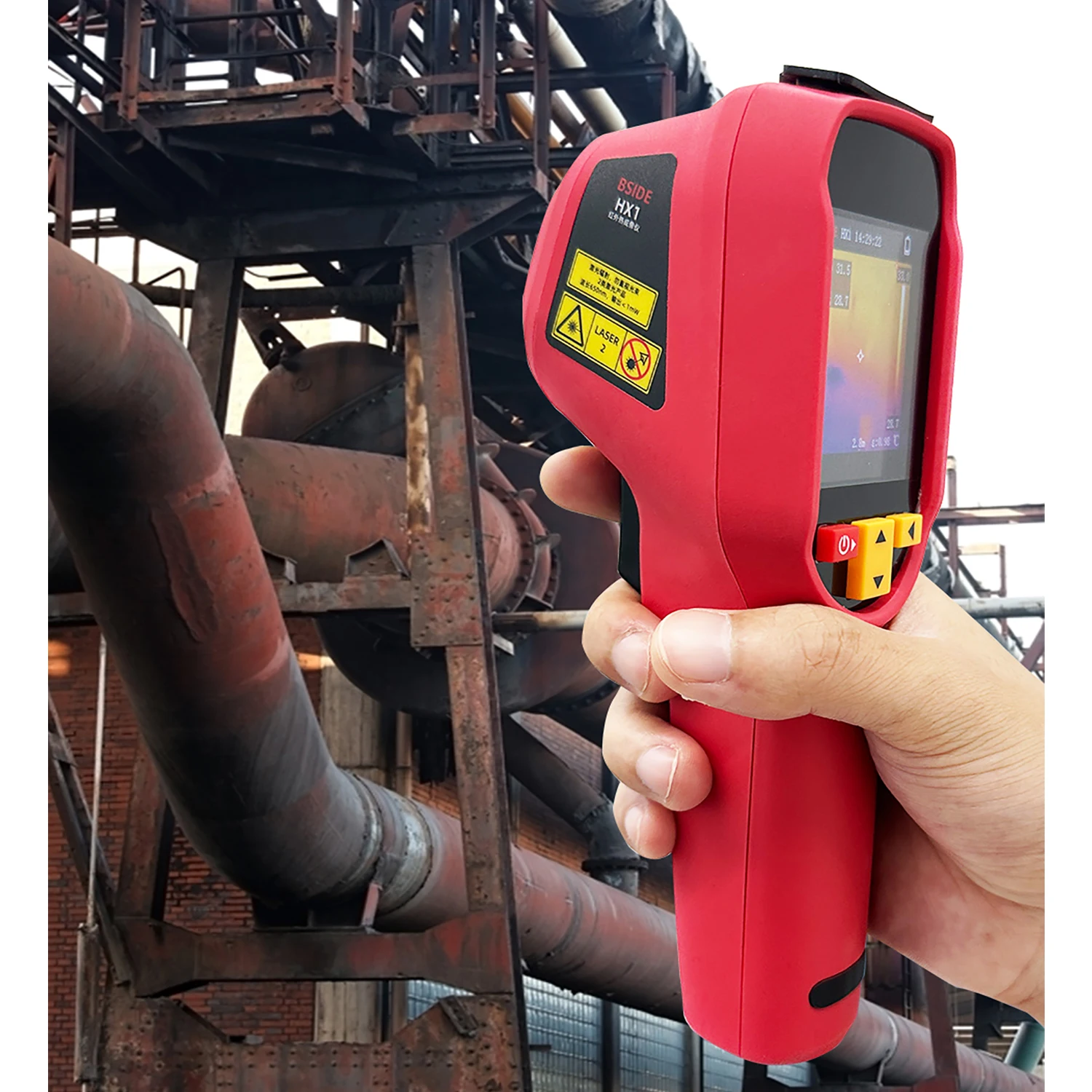 BSIDE NEW Thermal Imager Camera HX1 HX3 Laser Thermographic HD Resolution For Circuit PCB Repair Pipeline Detection Medical