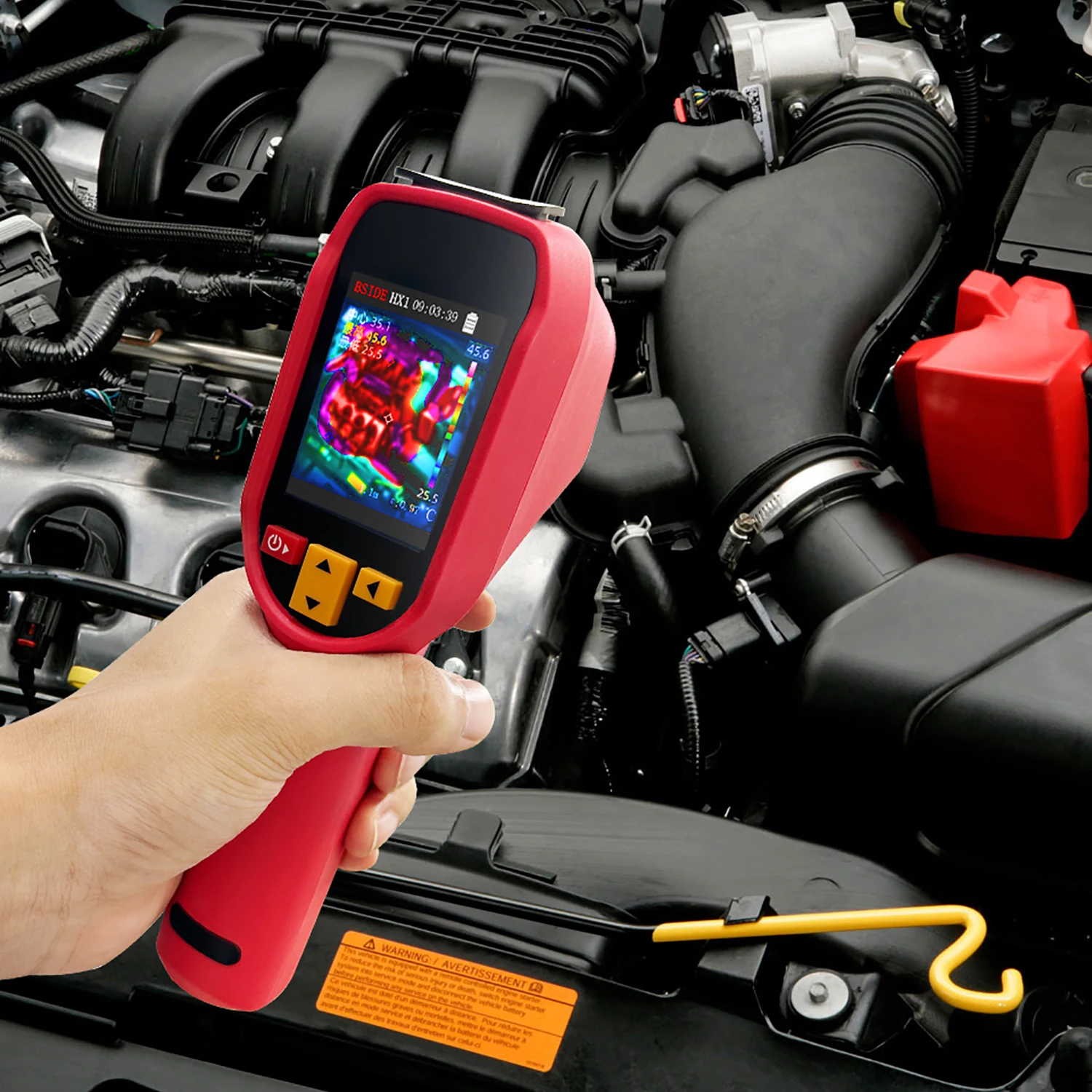 BSIDE NEW Thermal Imager Camera HX1 HX3 Laser Thermographic HD Resolution For Circuit PCB Repair Pipeline Detection Medical