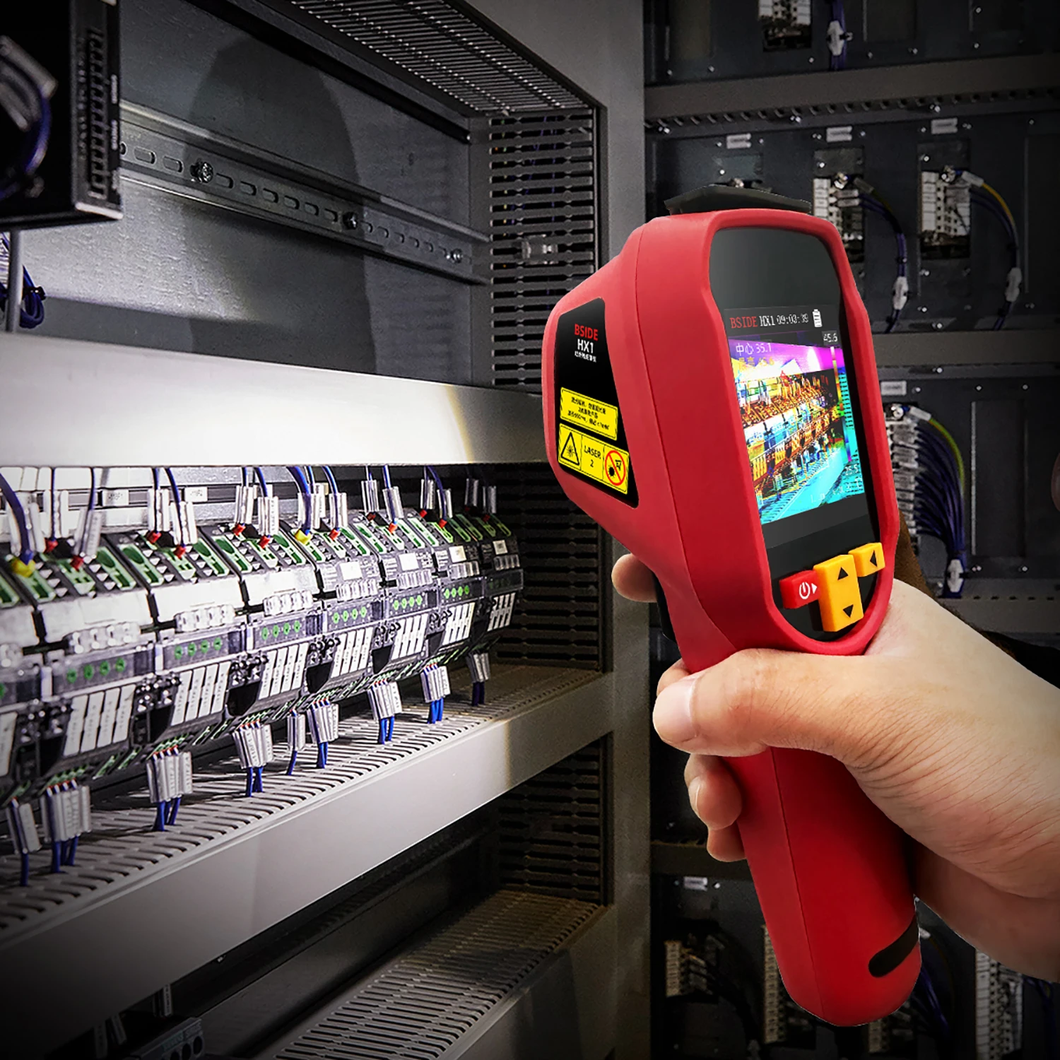 BSIDE NEW Thermal Imager Camera HX1 HX3 Laser Thermographic HD Resolution For Circuit PCB Repair Pipeline Detection Medical