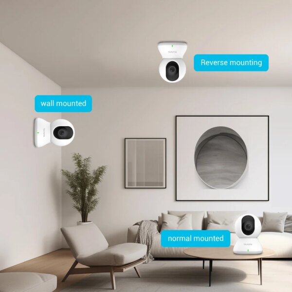 Blurams Baby Monitor Camera 2K HD Home Security Camera with Motion Detection and Two-Way Audio, Easy Setup, Clear Day & Night - Image 6