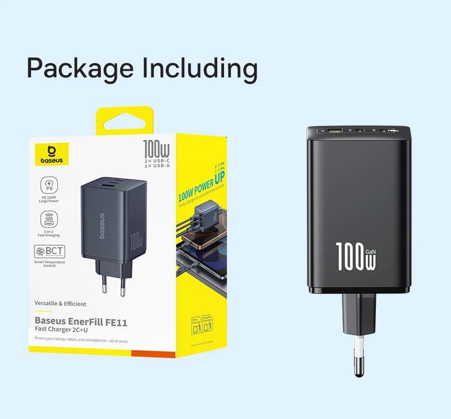 Black EU 100W Max