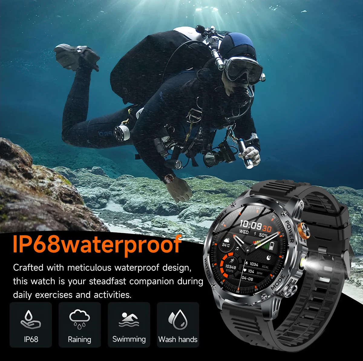 LIGE New Smart Watch Men 1000mAh Large Capacity Battery Outdoor Flashlight Bluetooth Call Waterproof Sport Fitness Smartwatch LIGE New Smart Watch Men 1000mAh Large Capacity Battery Outdoor Flashlight Bluetooth Call Waterproof Sport Fitness Smartwatch