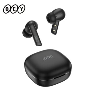 NEW QCY HT05 ANC Wireless TWS Bluetooth 5.2 Earphones 40dB Active Noise Cancellation Headset 6 Mic ENC HD Call TWS Earbuds