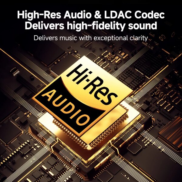 QCY H3 Pro ANC Wireless Headphone 50dB Noise Canceling Hi-Res Spatial Audio Earphone with LDAC Bluetooth 5.4 Over Ear Headset - Image 3