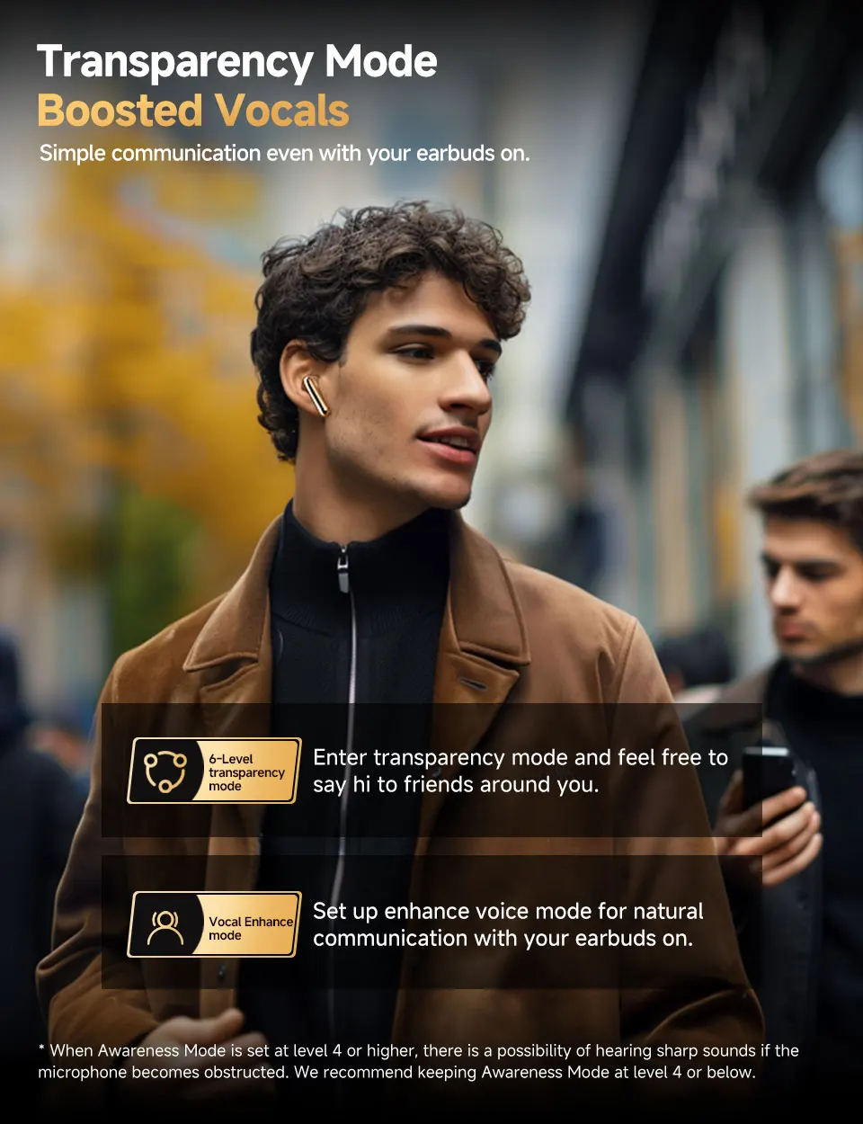 QCY MeloBuds Pro ANC Wireless Bluetooth Earphones 46dB Hybrid ANC Hi-Res LDAC Bluetooth 5.3 Earbuds 6 Mic 34H Playtime