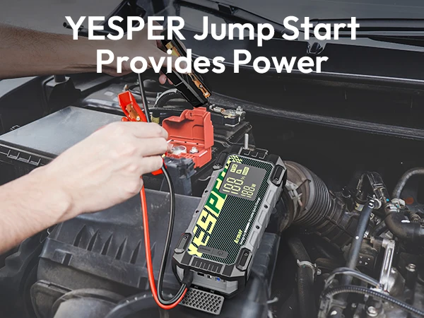 YESPER Car Battery Charger Booster Jump Starter 4000a 12V Battery Booster For Car Portable Car Booster Jump Starter With PD 100W YESPER Car Battery Charger Booster Jump Starter 4000a 12V Battery Booster For Car Portable Car Booster Jump Starter With PD 100W
