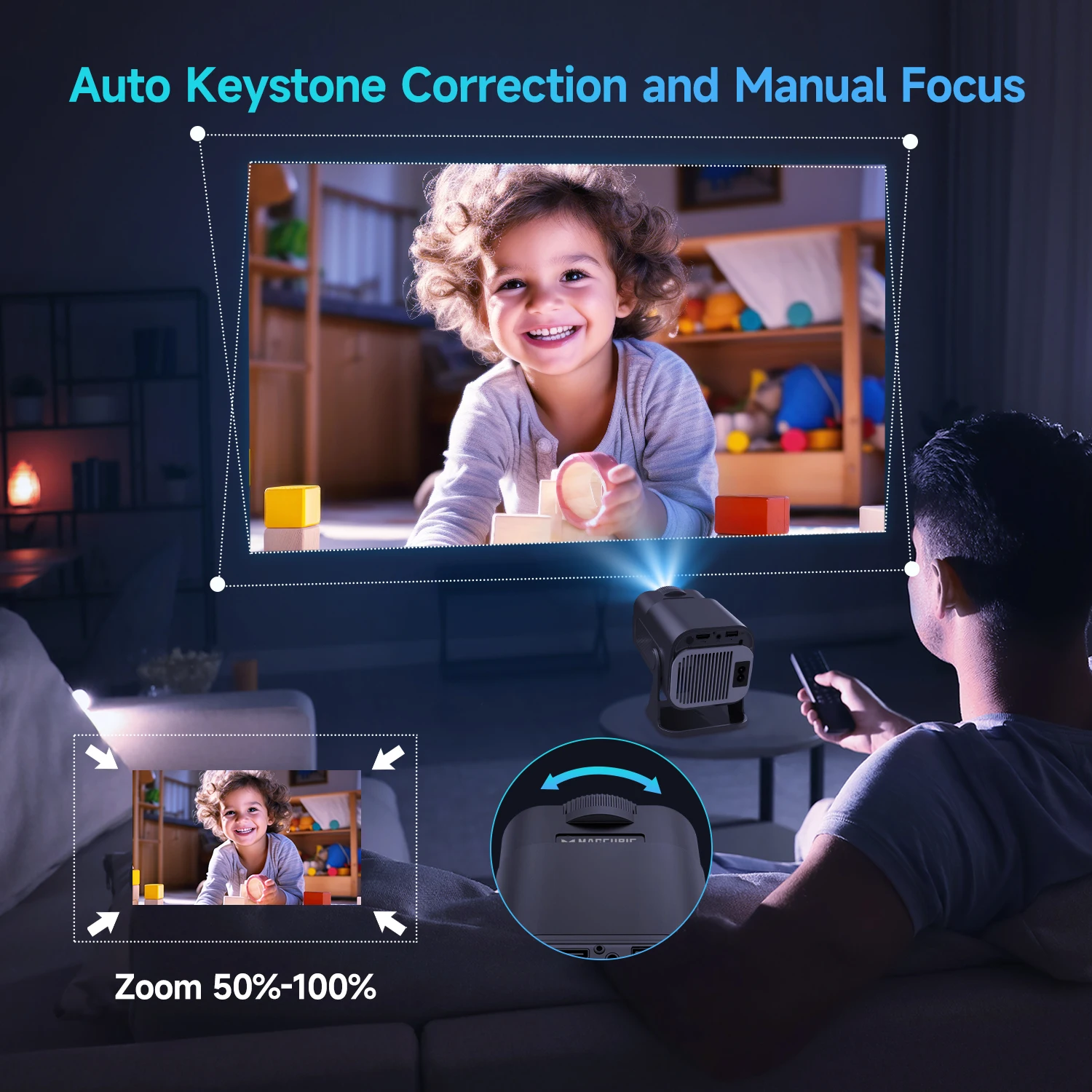 Magcubic HY320 Mini Native 720P Android 11 4K Projector 300ANSI Wifi6 BT5.0 Cinema Outdoor Portable 180° Rotable Projector Magcubic HY320 Mini Native 720P Android 11 4K Projector 300ANSI Wifi6 BT5.0 Cinema Outdoor Portable 180° Rotable Projector