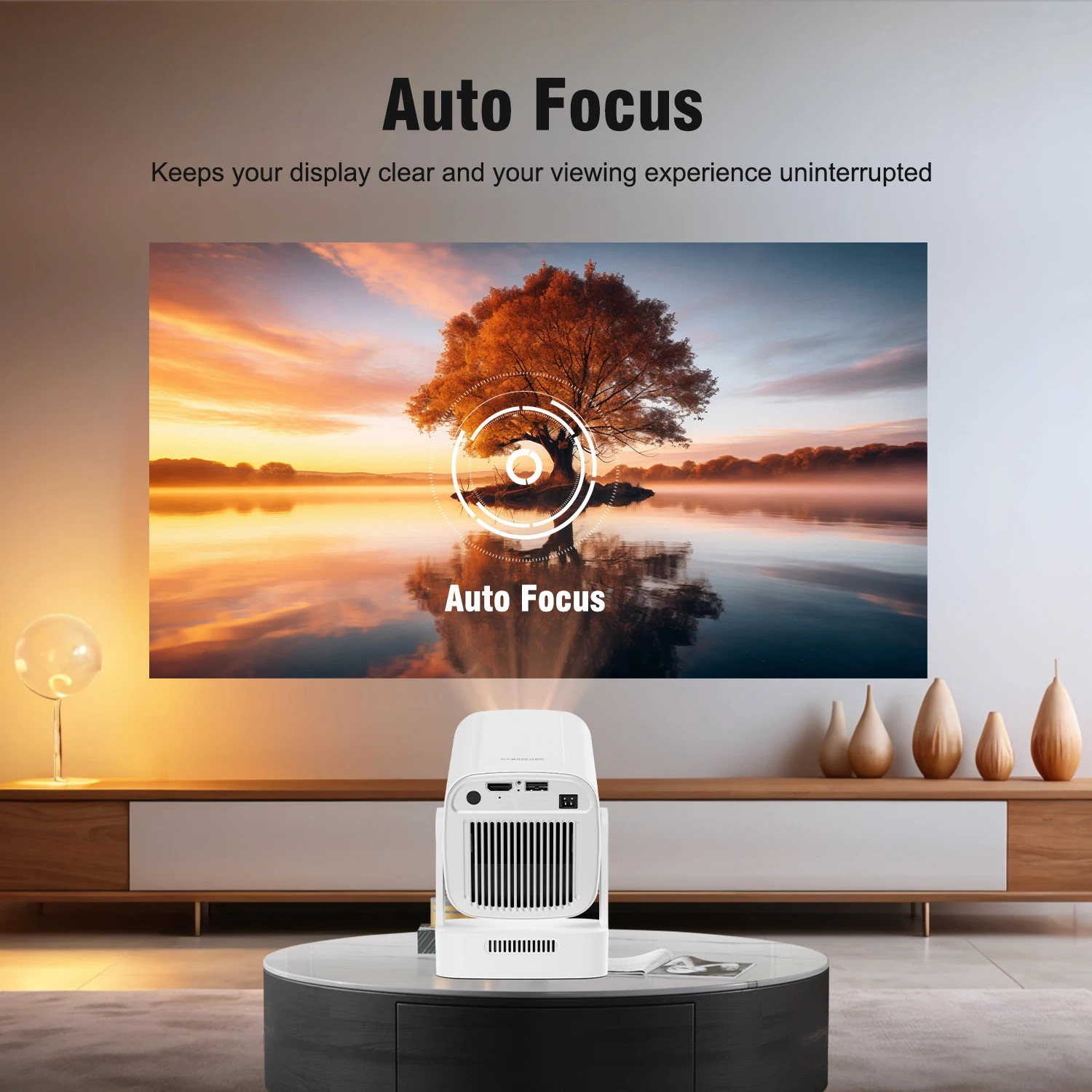 Magcubic HY310 Mini Projector for Outdoor Movies Auto Focus 1080P 330ANSI Android 11 WiFi6 BT5.4 4K with Air Mouse Voice Remote Magcubic HY310 Mini Projector for Outdoor Movies Auto Focus 1080P 330ANSI Android 11 WiFi6 BT5.4 4K with Air Mouse Voice Remote
